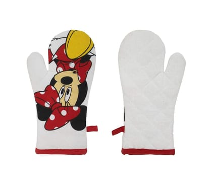 AIRWILL, 100% Cotton Kitchen Padded Oven Gloves, Mitts (Pack of 2)