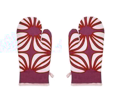 AIRWILL, 100% Cotton Kitchen Padded Oven Gloves, Mitts (Pack of 2)