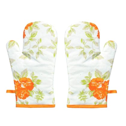 AIRWILL, 100% Cotton Kitchen Padded Oven Gloves, Mitts (Pack of 2)