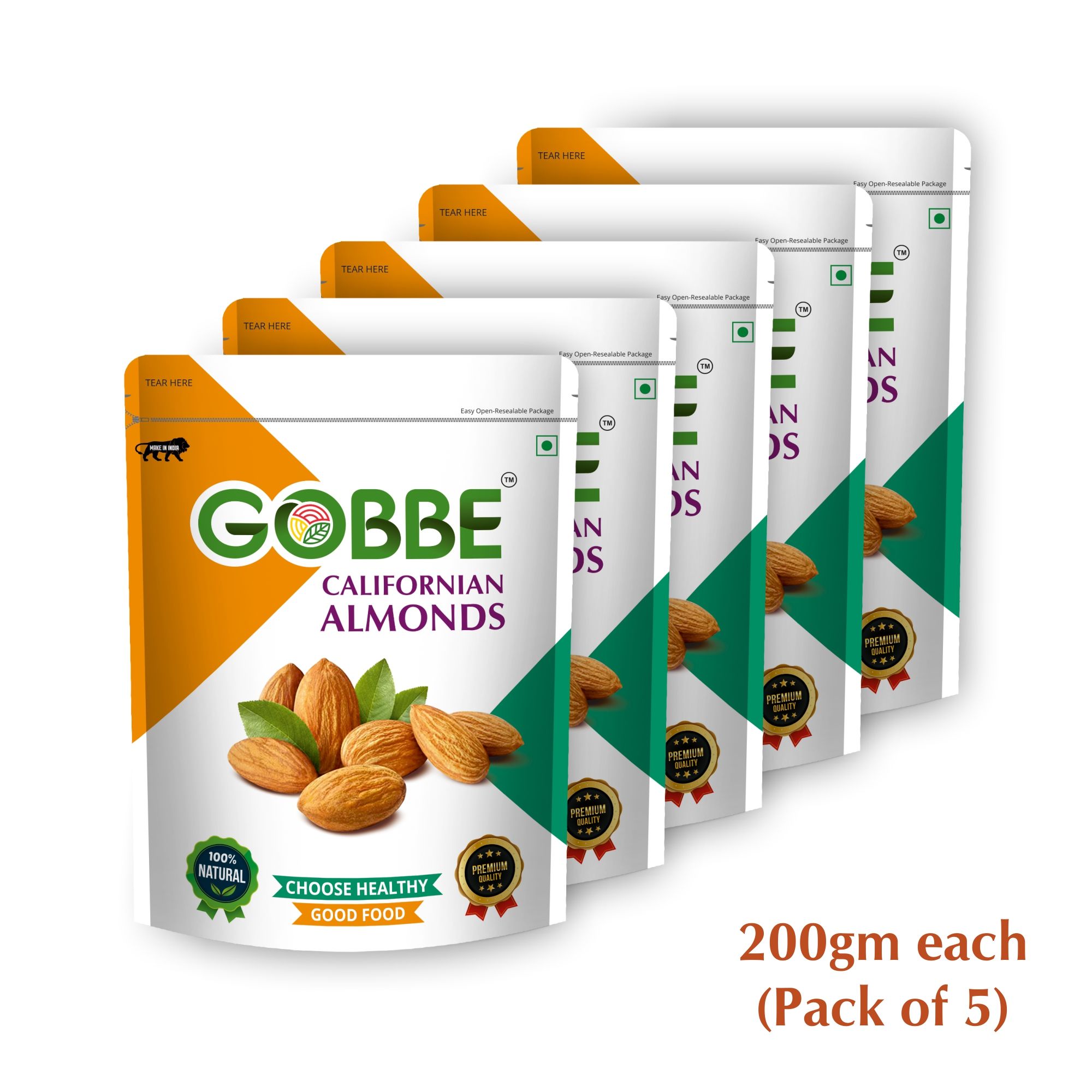 GOBBE Premium Californian Almonds