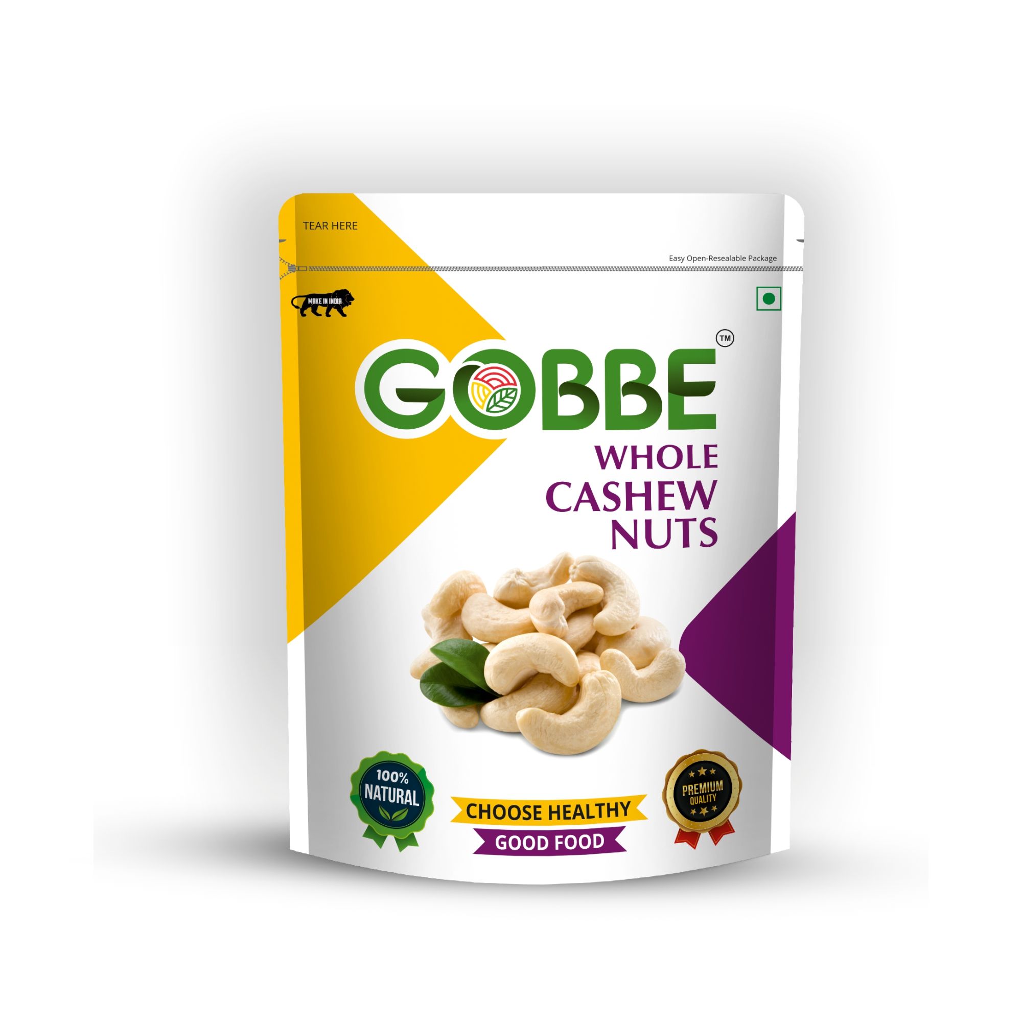 GOBBE Premium Whole Cashew Nuts