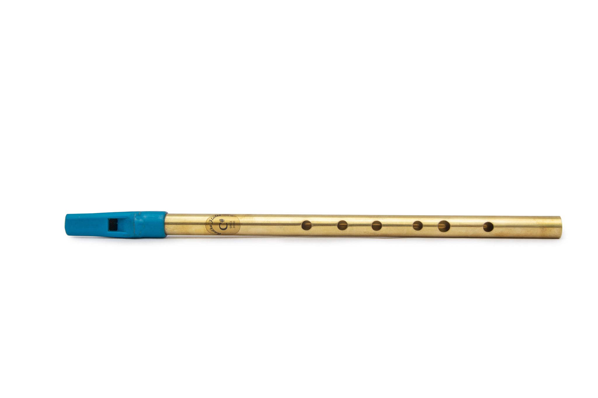 Radhe Flutes Brass Flute C Sharp Soprano Vertical Blow