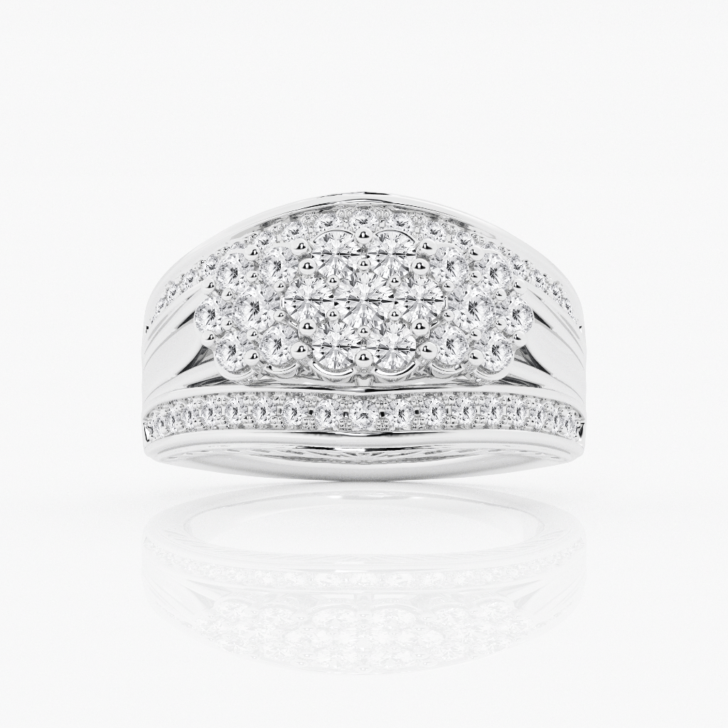Intricate Floral Splendor Ring