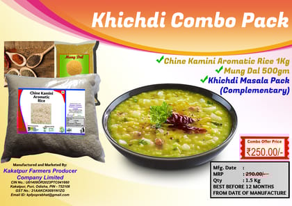 Khichdi Combo Pack with Free Masala | 1.5 Kg