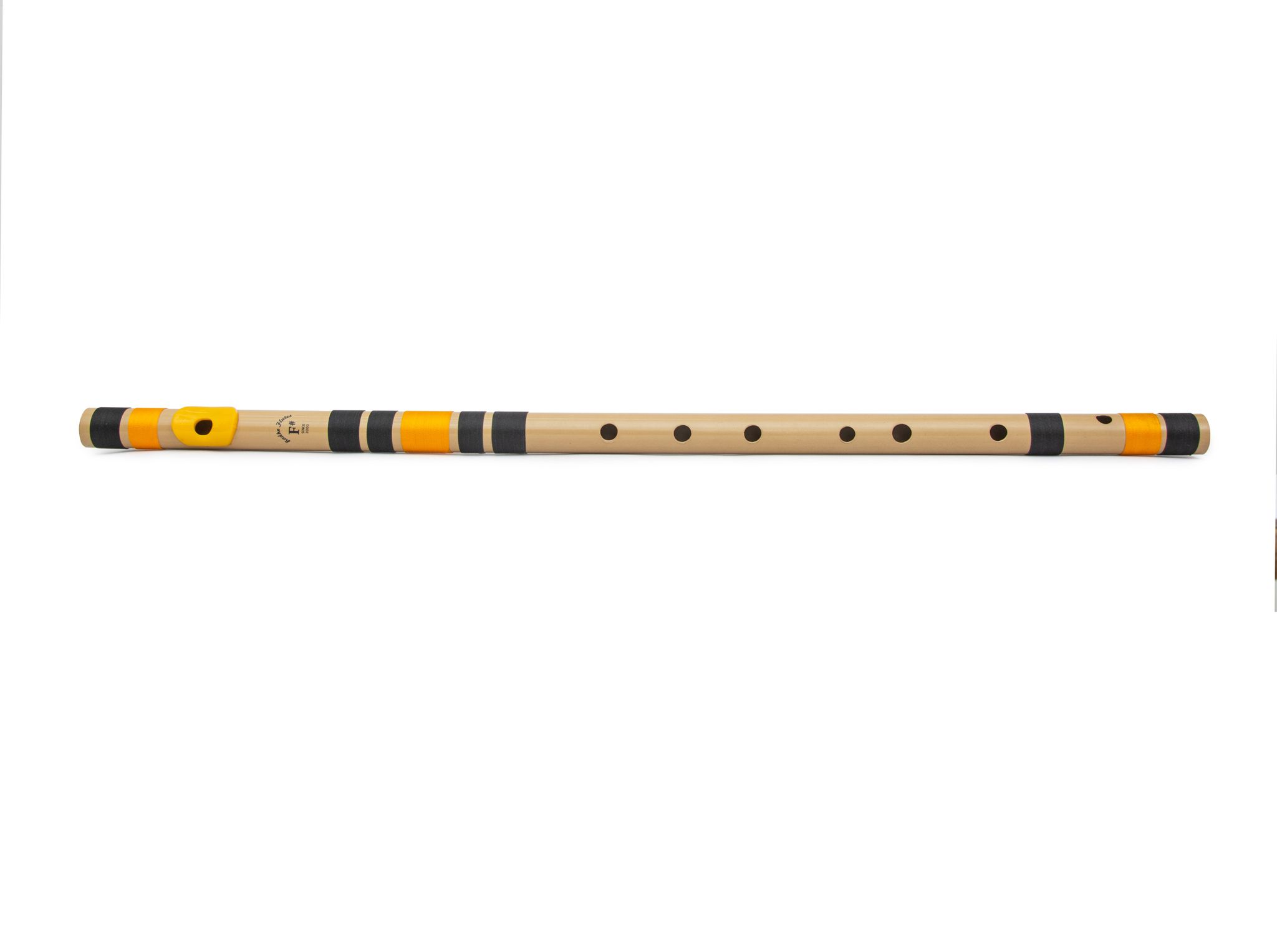 Radhe Flutes PVC Fiber F Sharp Bansuri Base Octave LEFT Handed