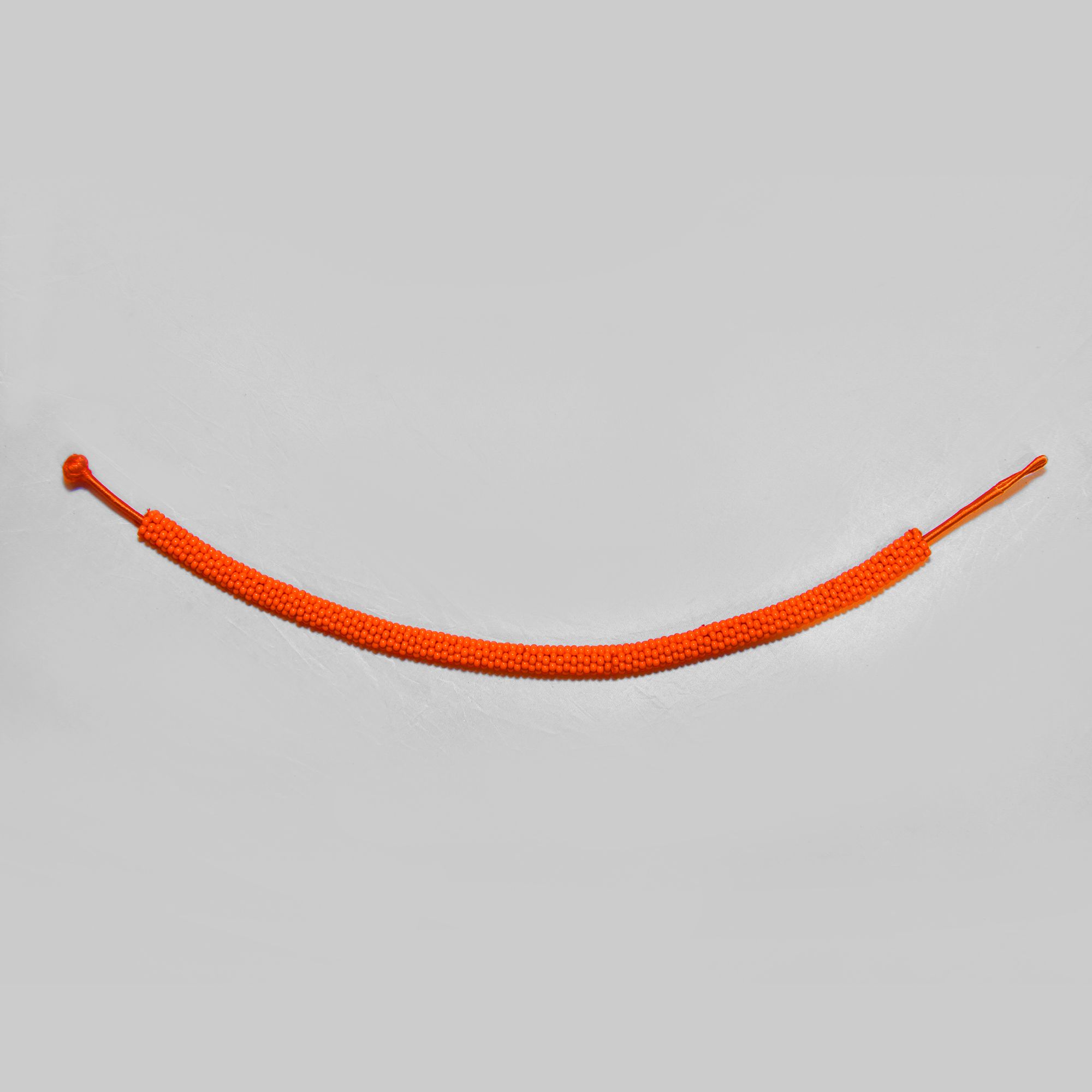 Tribes India Handcrafted Orange Necklace