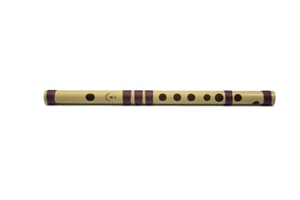 Radhe Flutes PVC Fiber B Natural Bansuri Higher Octave Without Lip-Plate Radhe Flutes PVC Fiber B Natural Bansuri Higher Octave Without Lip-Plate
