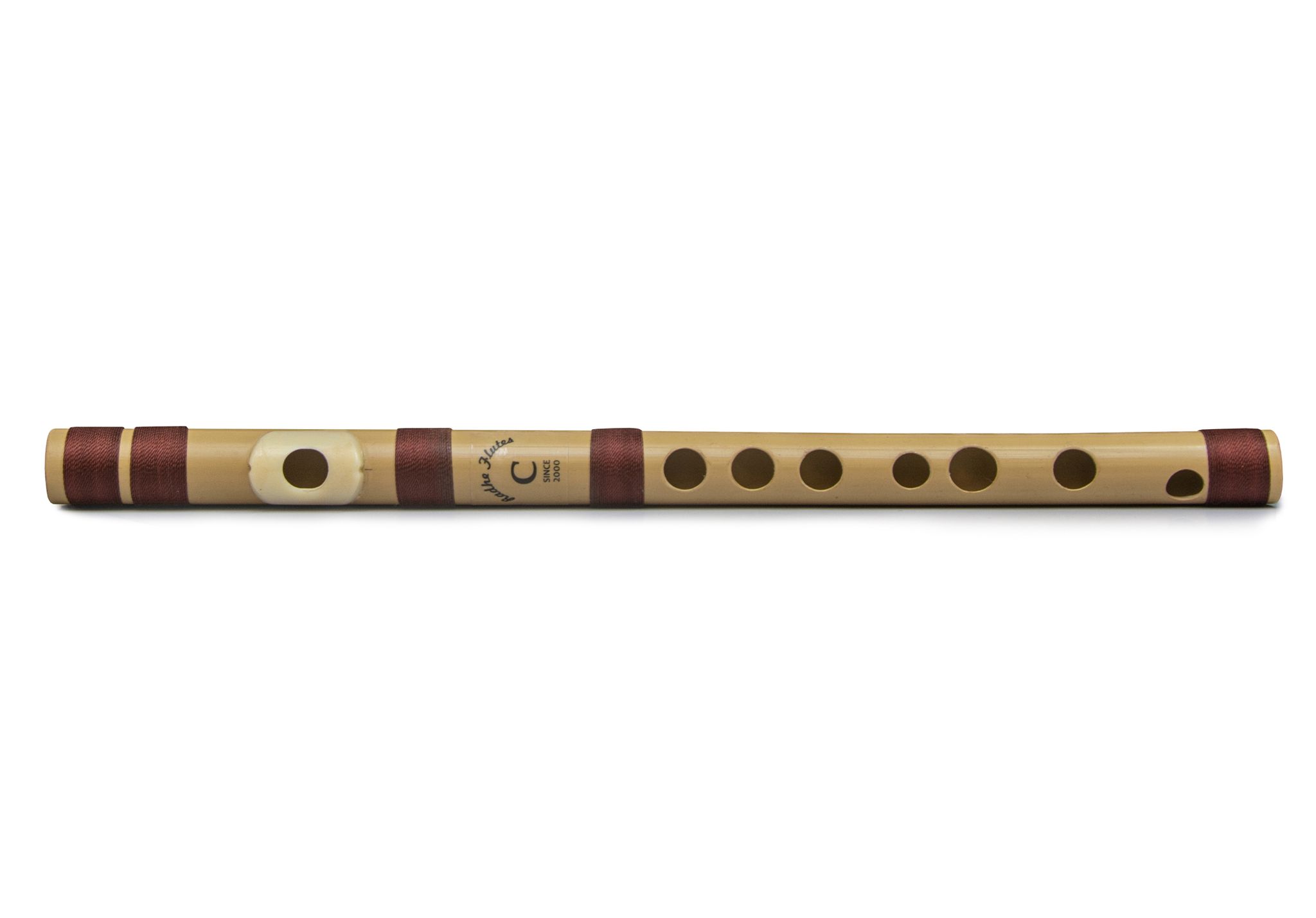 Radhe Flutes PVC Fiber C Natural Bansuri Higher Octave RIGHT