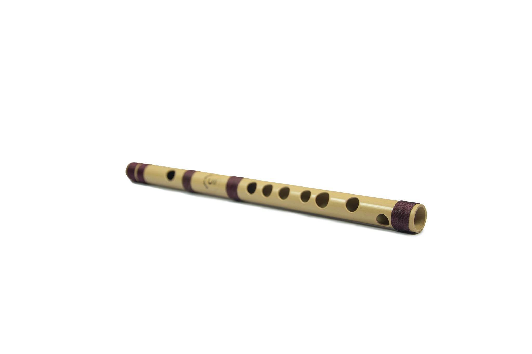 Radhe Flutes PVC Fiber C Natural Bansuri Higher Octave Without Lip-Plate