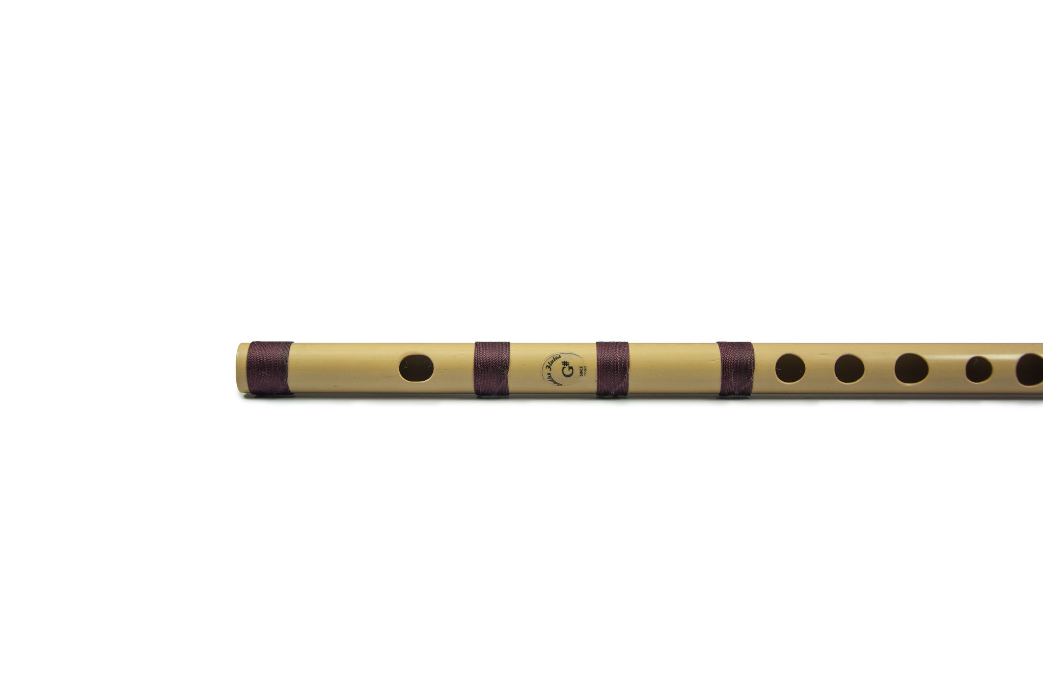 Radhe Flutes PVC Fiber G Sharp Bansuri Higher Octave Without Lip-Plate