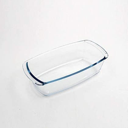 Saaikee Borosilicate Transparent Glass Pan Baking Dish Microwave Oven Safe, 1800 ml Saaikee Borosilicate Transparent Glass Pan Baking Dish Microwave Oven Safe, 1800 ml