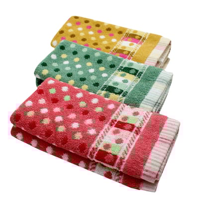 Mandhania Preimium Quality 450 GSM Cotton Hand Towels, 35x53 cm Pack of 6