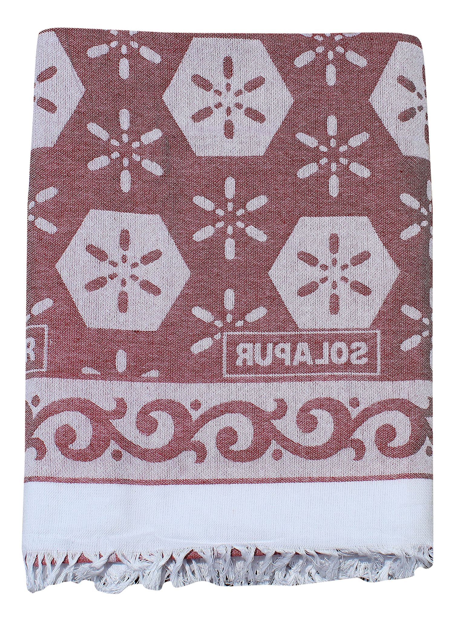 Mandhania Soft Premium Light Weight Cotton Single Bed Solapur Chaddar Blanket for Daily use