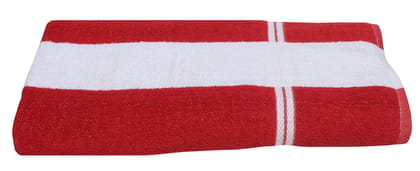 Mandhania Large Beach & Pool Towel - 35"x70", Hotel Quality-Luxuriously Soft, Absorbent & Plush Towel Pack of 1 Red