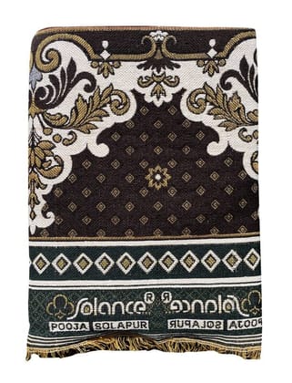Solance by Mandhania Solapur Chaddar Cotton Blanket, Bed Sheet Single Bed Full Size Pack of 1 (PCSS1019)