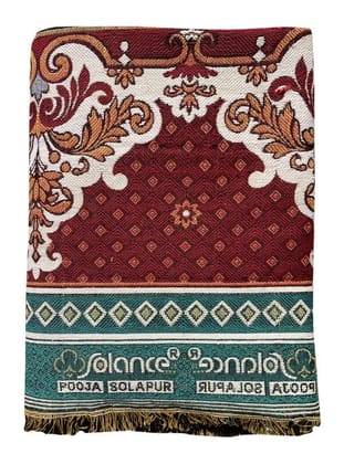 Solance by Mandhania Solapur Chaddar Cotton Blanket, Bed Sheet Single Bed Full Size Pack of 1 (PCSS102)