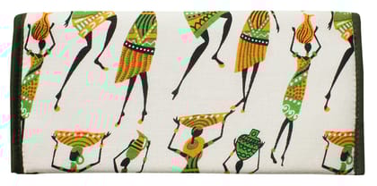 Mandhania Cotton Women Purse(Green)