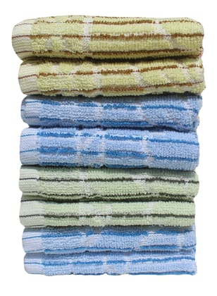 Mandhania Dailyuse Soft Cotton Hand Towels, 35x53 cm Pack of 8 (SHT804)