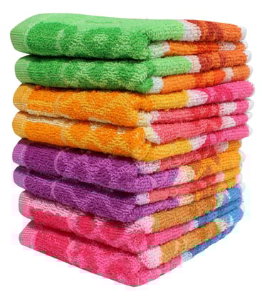 Mandhania Dailyuse Soft Cotton Hand Towels, 35x53 cm Pack of 8 (SHT802)