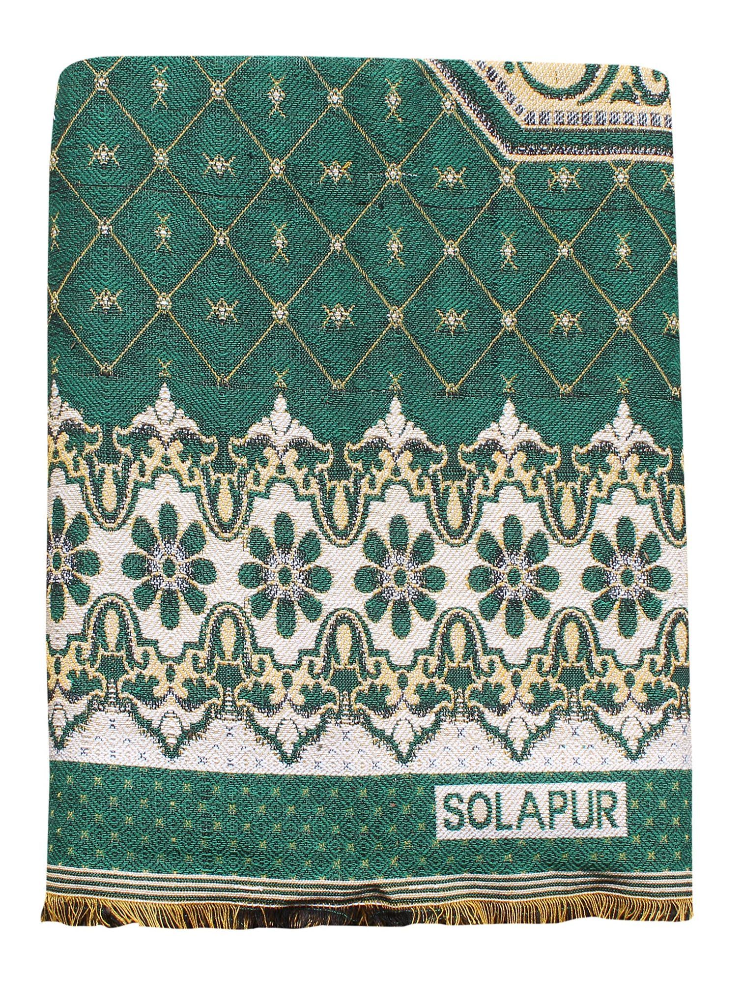 Solance Cotton Solapur Carpet, Dhurrie, Rug, Galicha (Multicolour, 58 inch x 88 inch) Pack of 1