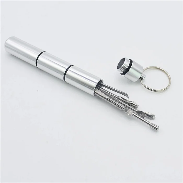 6 Pcs Ear Cleaning Tools with Aluminum Tube