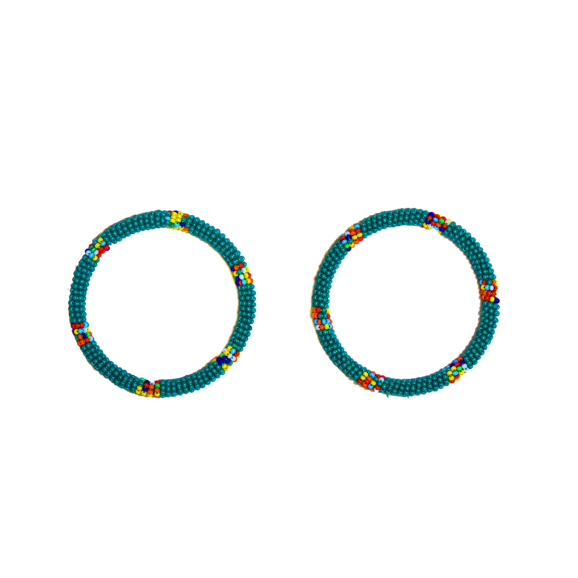 Tribes India Handcrafted Green Bangles