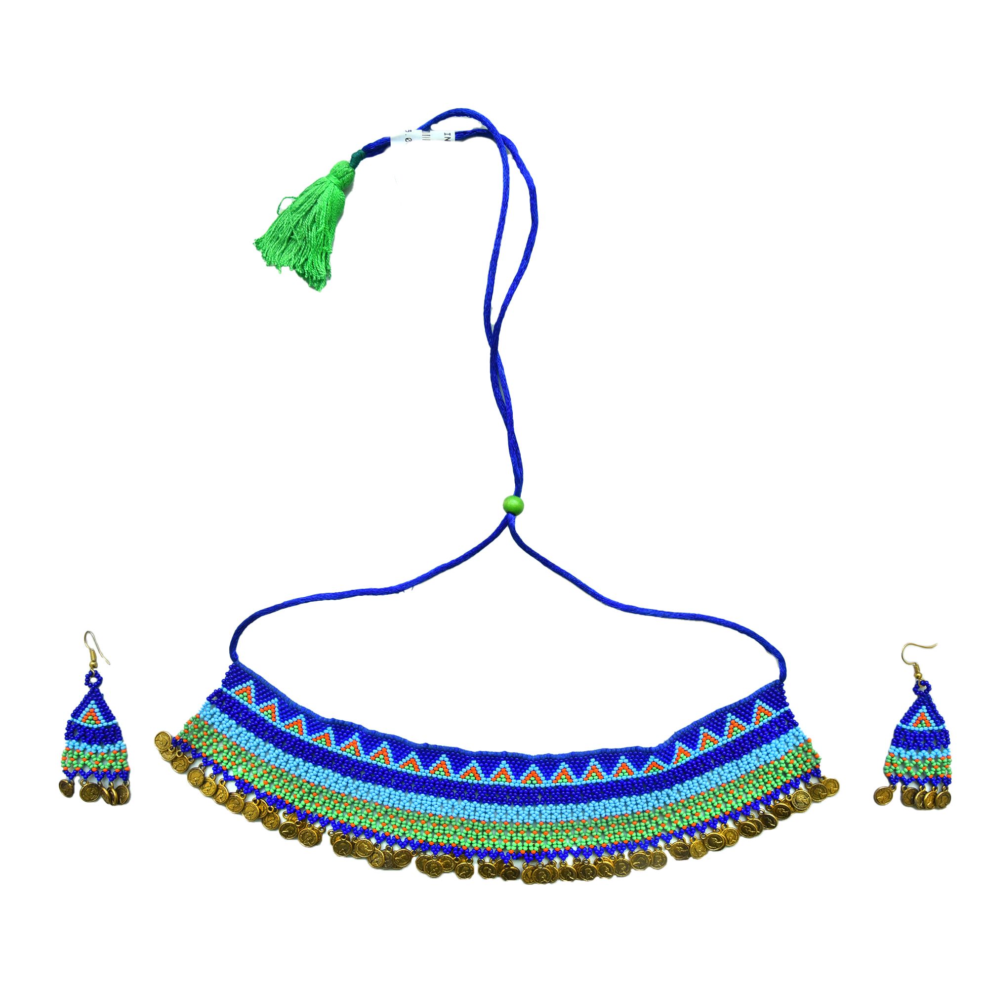 Tribes India Handcrafted Multicolor Gini Set