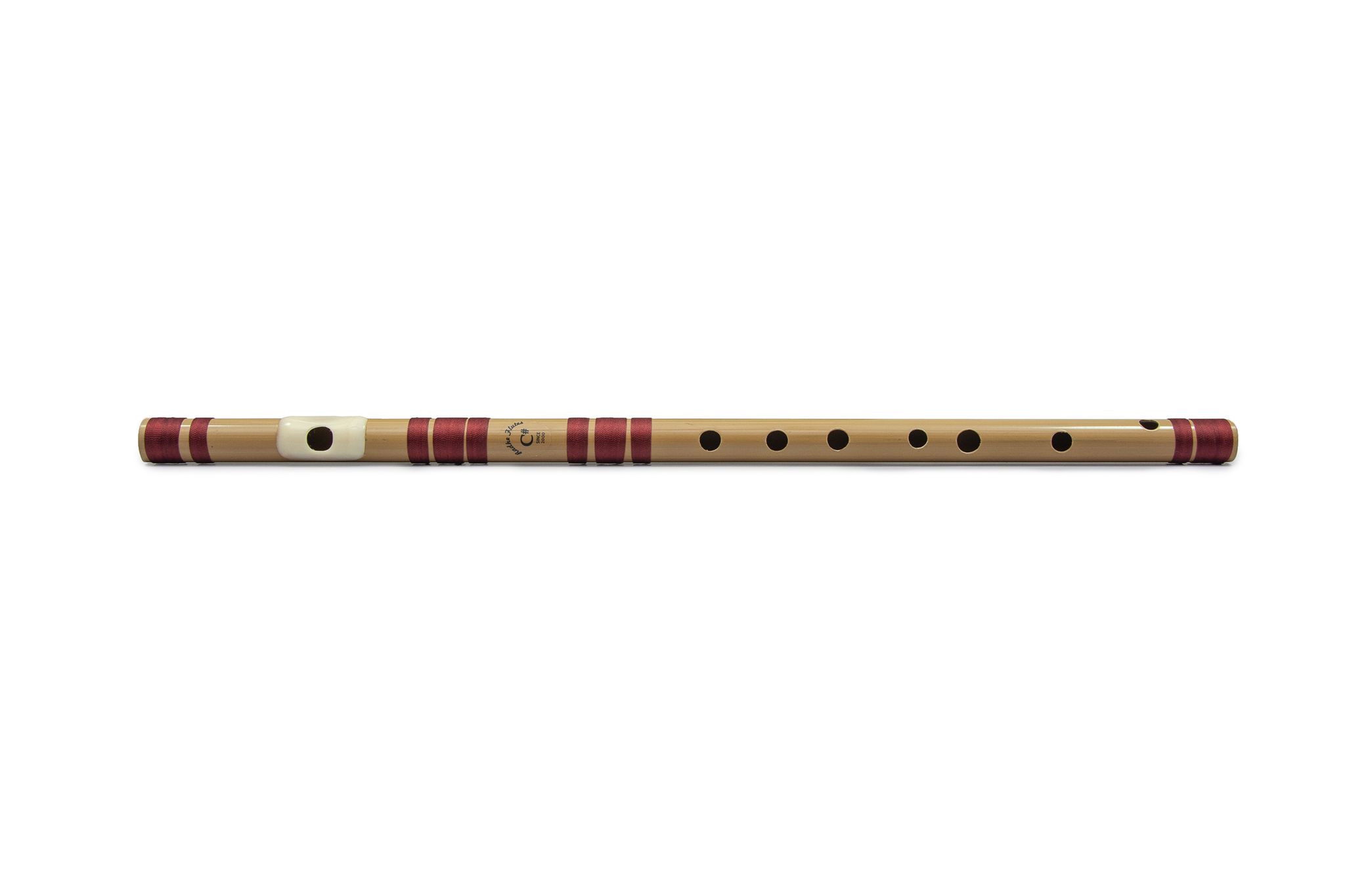 Radhe Flutes PVC Fiber C Sharp Bansuri Middle Octave Left Handed