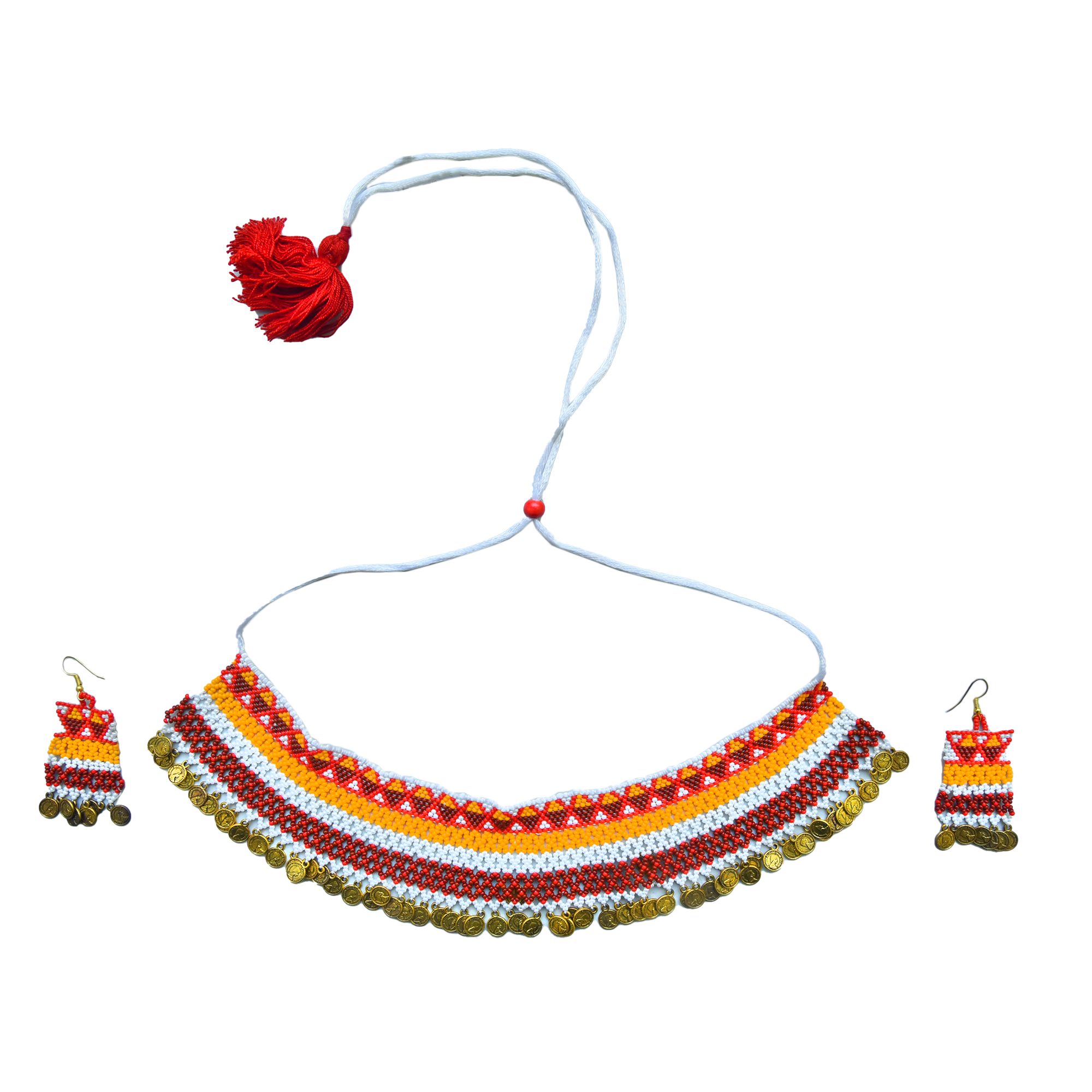 Tribes India Handcrafted Multicolor Gini Set