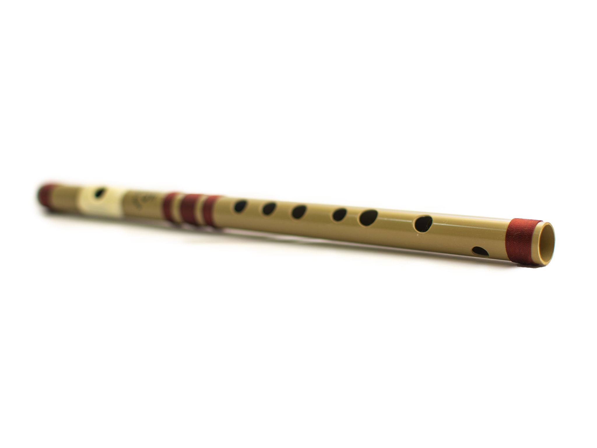Radhe Flutes PVC Fiber G Natural Bansuri Middle Octave Right Handed