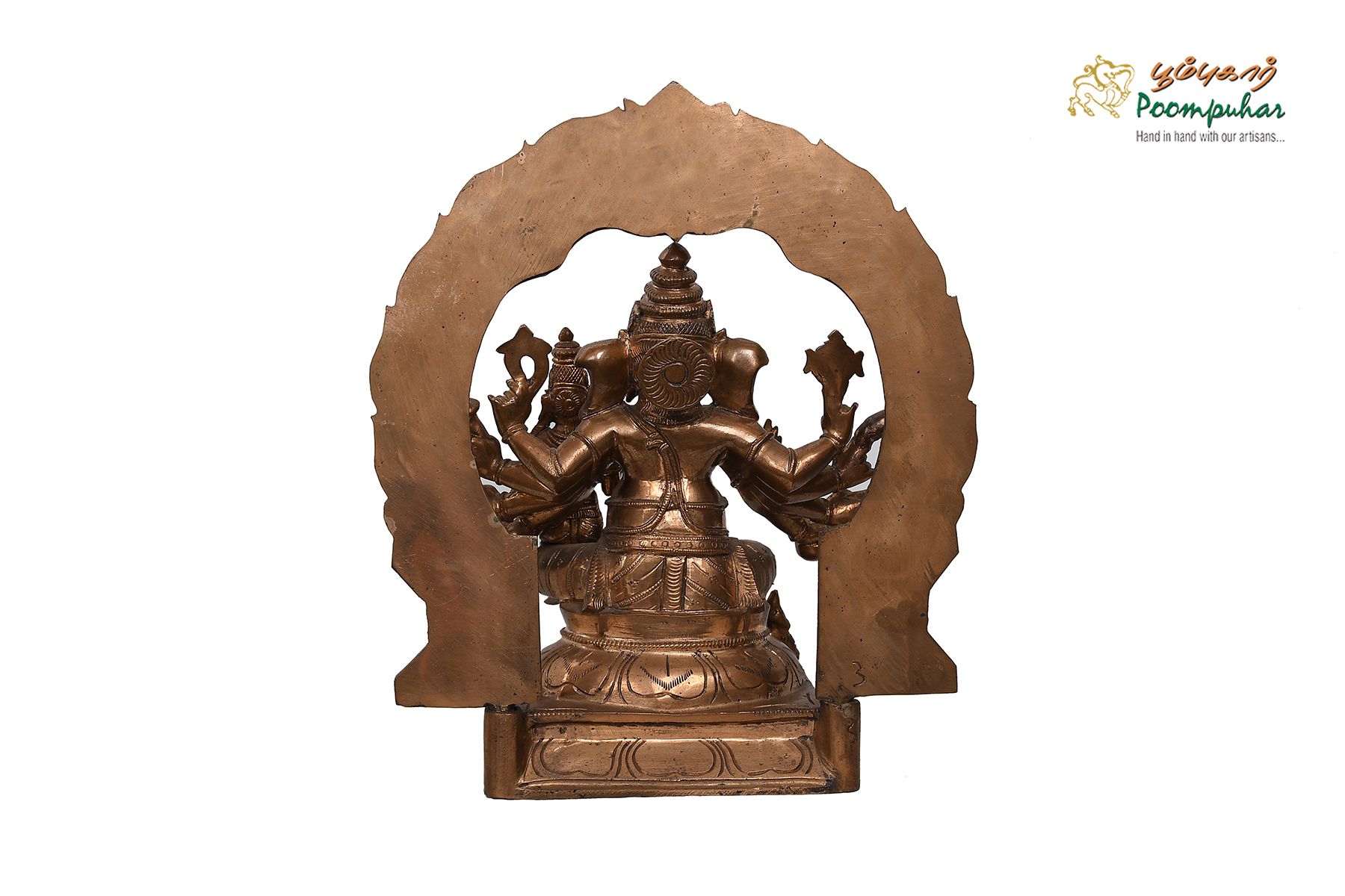 BRONZE 13IN VALLABA GANAPATHY