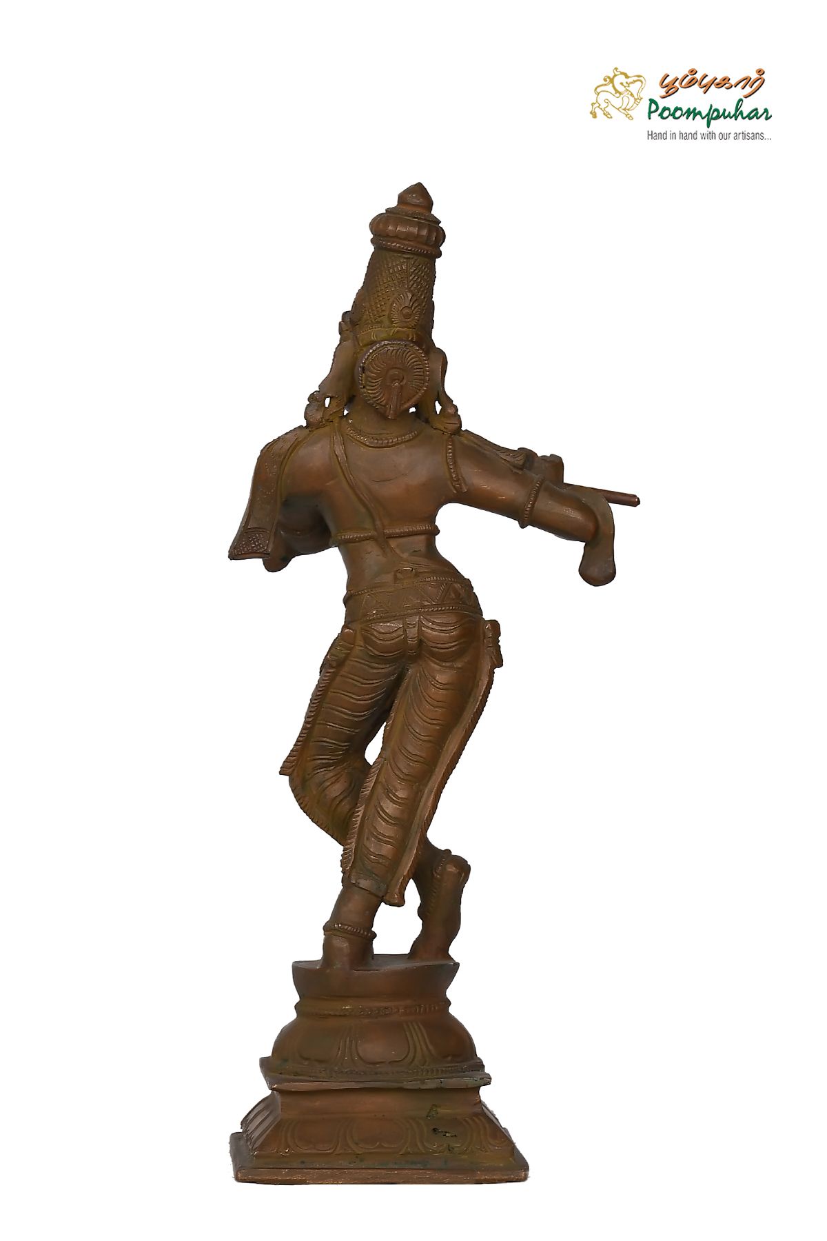 BRONZE 10IN KRISHNA