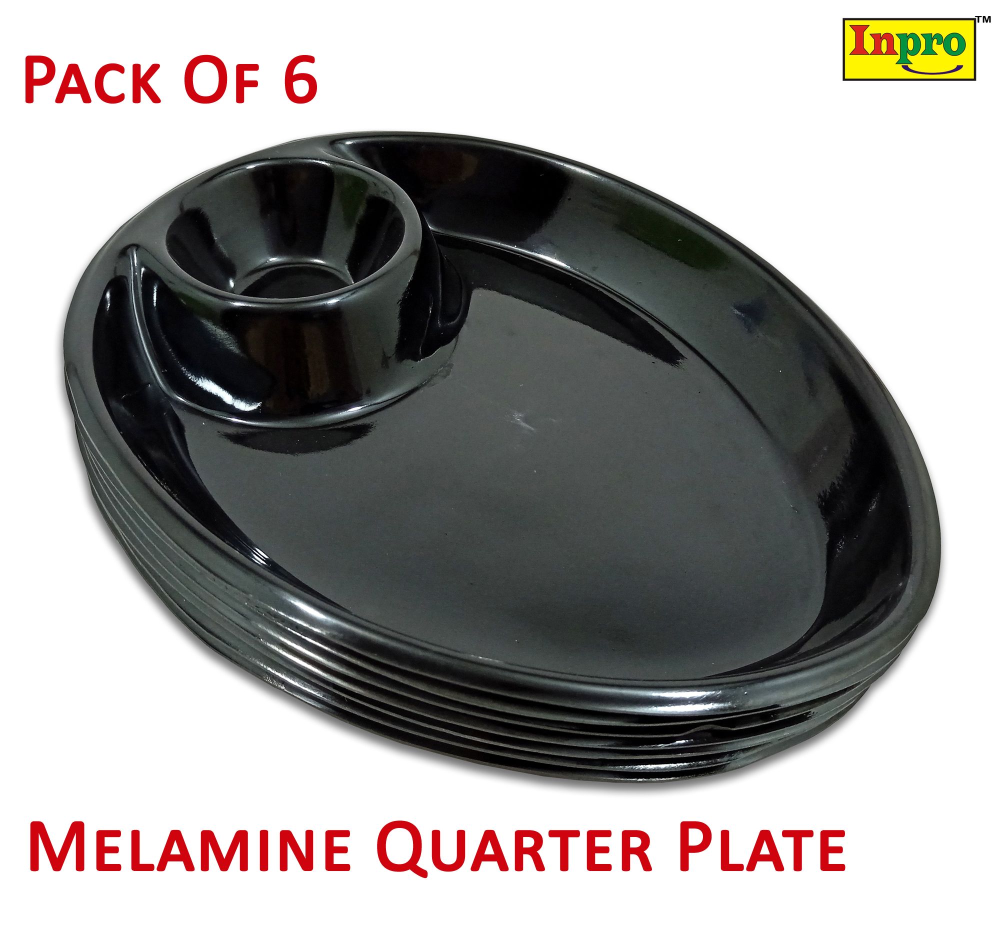 Melamine Snacks Plates: Lightweight Melamine Designer Quarter Plate / Small Plates/ Snacks Plates / Half Plate / Kitchen crockery / Melamine dinnerware / Lunch Plate / Melamine Plates / Plate Set of 6 (Small Snacks Plates)
