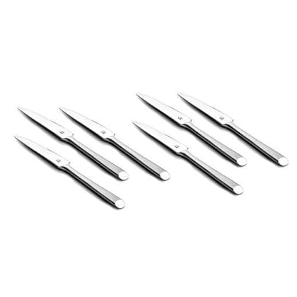 FNS Aura Premium Stainless Steel Durable Dessert Knife/dinner knofe/butter knife (Set of 6)