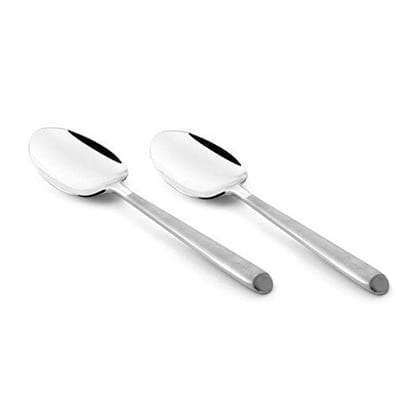 FnS Aura Stainless Steel Mirror Finish Serving Spoon (Set of 2) FnS Aura Stainless Steel Mirror Finish Serving Spoon (Set of 2)
