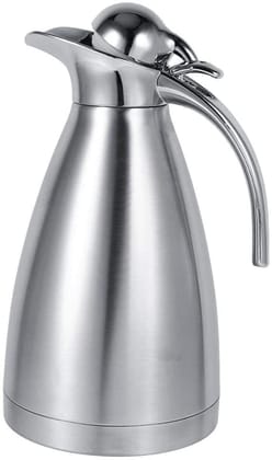 FnS Stainless Steel Coffee Thermos Carafe, Double Walled Vacuum Flask, Beverage Dispenser FnS Stainless Steel Coffee Thermos Carafe, Double Walled Vacuum Flask, Beverage Dispenser