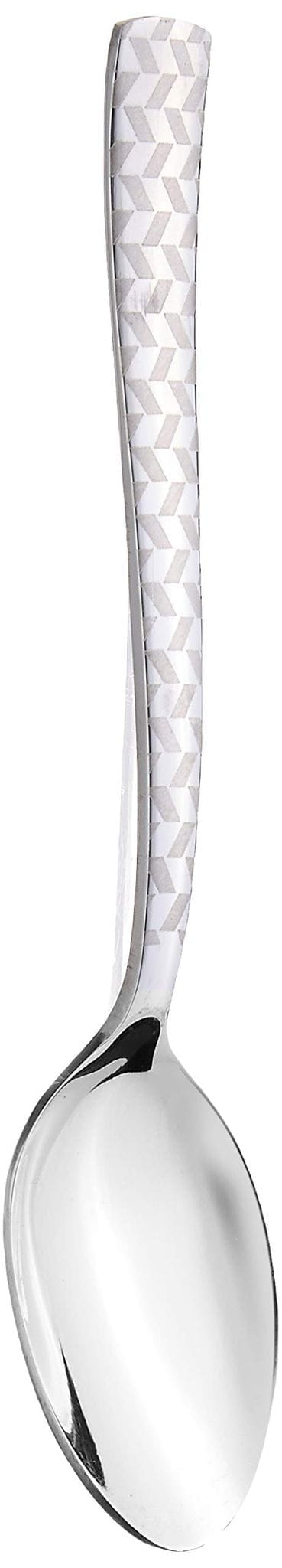 FnS Rhombo Stainless Steel Laser Design on Handle Tea Spoon (Set of 6)