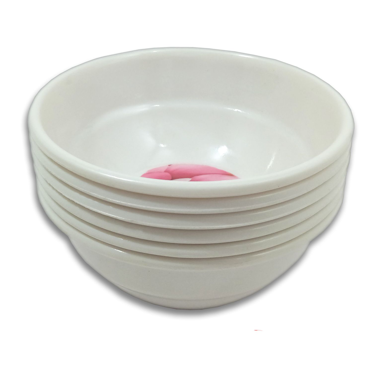 Inpro Stylish Melamine Small Snacks Bowls - Pack of 6 for Melamine Bowls for Snacks and Desserts | Durable Melamine Small Snack Bowls