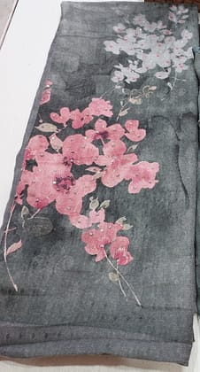 UNSTITCHED SUIT FABRIC MATERIAL (WOOL) FOR WOMEN - Grey Tone