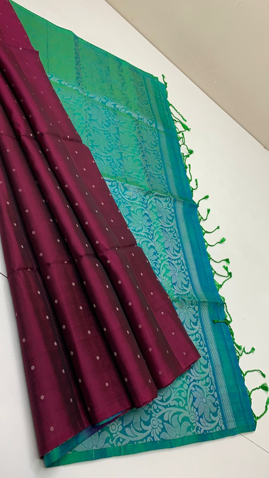 Kanchipuram pure soft silk saree