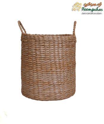 BANANA FIBER ROUND BIG BASKAT L-33CM,H-38CM