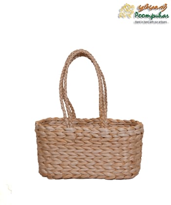 BANANA FIBER LUNCH BAG L-30CM,H-16CM