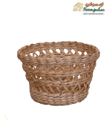 BANANA FIBER FRUIT BASKAT L-20CM,H-17CM