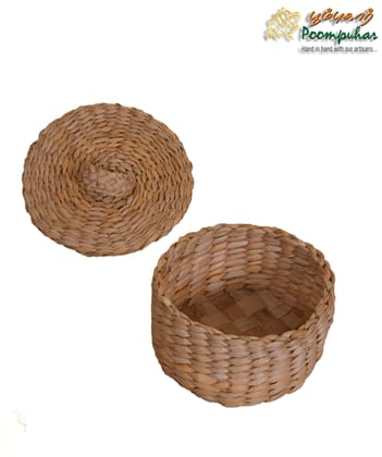 BANANA FIBER TABLE BASKAT L-22CM,H-13CM