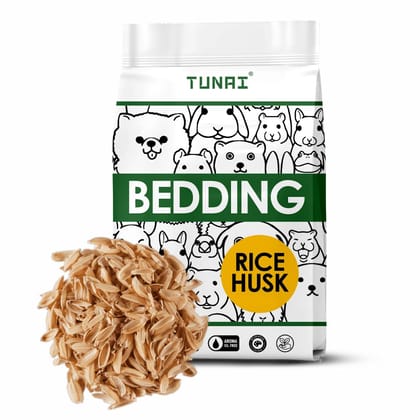 Tunai Natural Rice Husk Bedding for Rabbit, Guinea Pig, Gerbil, Hamster, Chinchilla, Rat, White Mice, Lab Rat, White Rat, Mouse, Birds, Snake, Turtle, and Other Reptiles, 250g Tunai Natural Rice Husk Bedding for Rabbit, Guinea Pig, Gerbil, Hamster, Chinchilla, Rat, White Mice, Lab Rat, White Rat, Mouse, Birds, Snake, Turtle, and Other Reptiles, 250g