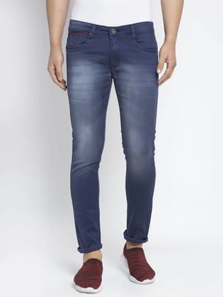Rodamo  Men Blue Slim Fit Jeans