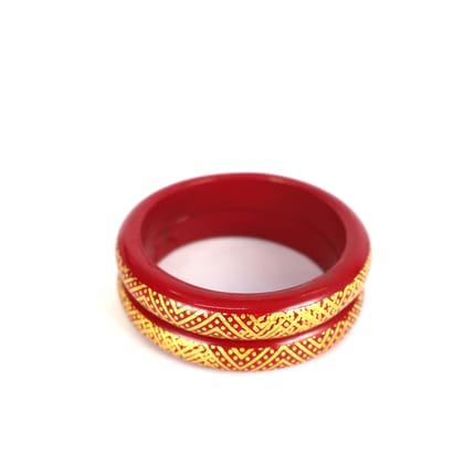 HM  Royal Style Rajasthani Lac Bangles-Dark Pink    Colour for Girls & Womens