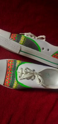 VHO INDIA 08 GREY PATTERN SHOES VHO INDIA 08 GREY PATTERN SHOES