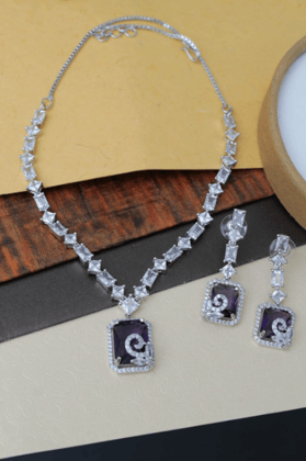Necklace | Necklace for girls & women | Wedding necklace set | Cz necklace set Necklace | Necklace for girls & women | Wedding necklace set | Cz necklace set