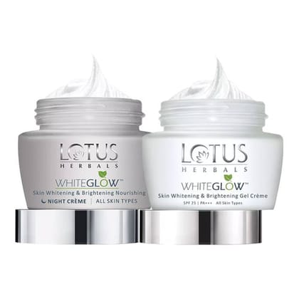 Lotus Herbals WhiteGlow Gel Day & Night Combo (60 gm + 40 gm) Pack of 2